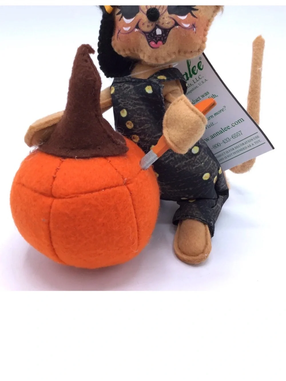 New with tags Annalee Pumpkin Carving Mouse